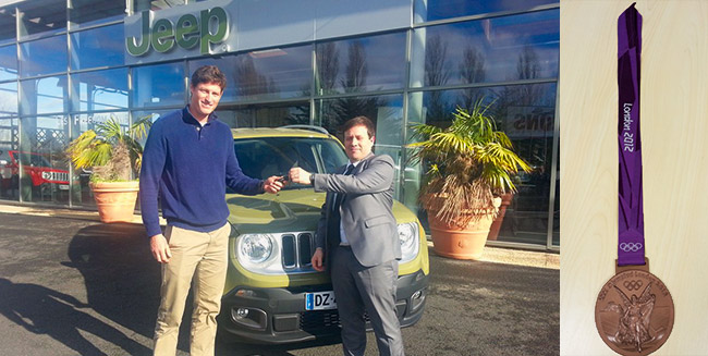 Jeep partenaire de Jonathan Lobert