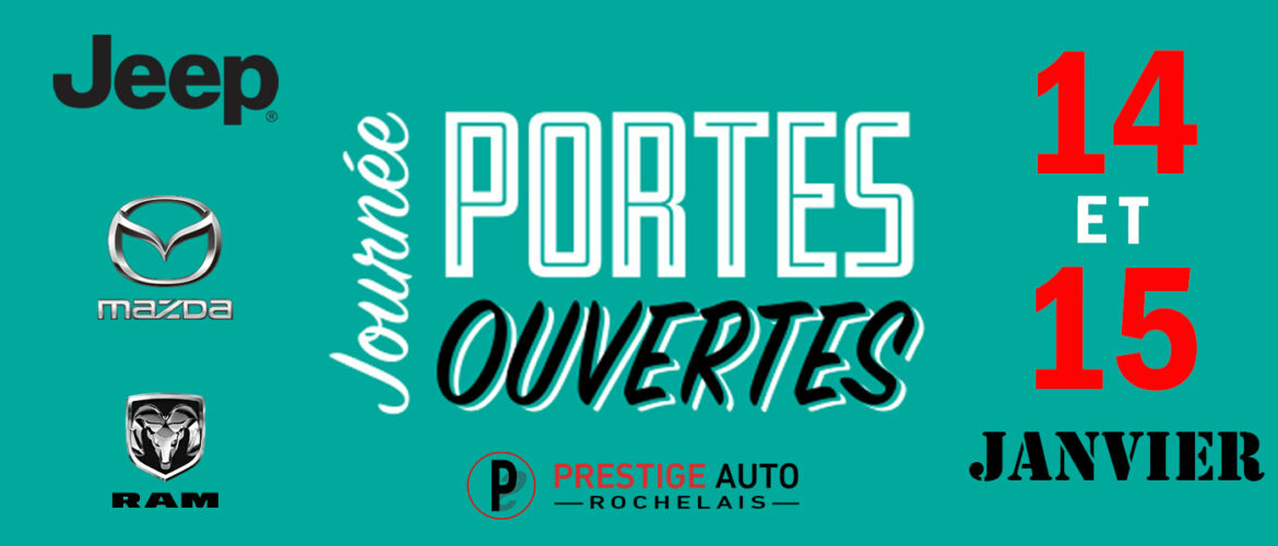 Portes Ouvertes 14 et 15 janvier