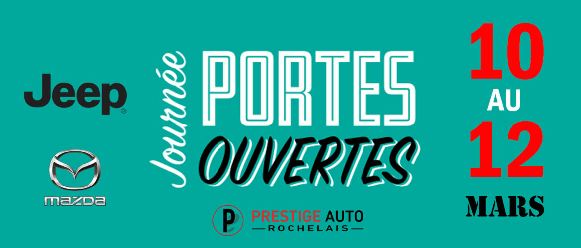 Portes Ouvertes du 10 au 12 mars