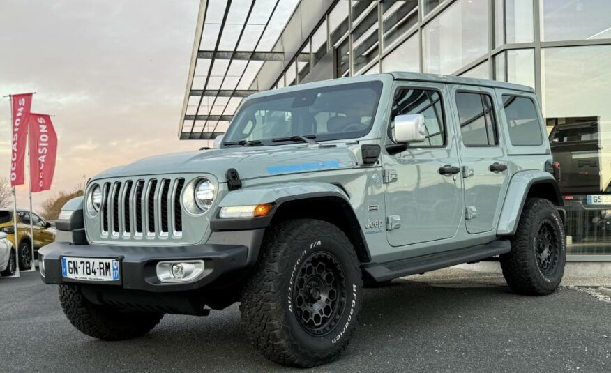 JEEP WRANGLER UNLIMITED 4XE 2.0 L T 380 CH PHEV 4X4 BVA8 OVERLAND