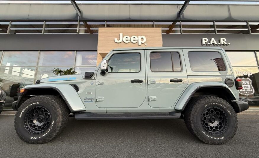 JEEP WRANGLER UNLIMITED 4XE 2.0 L T 380 CH PHEV 4X4 BVA8 OVERLAND