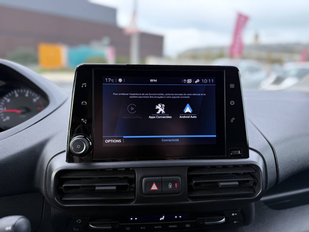 PEUGEOT PARTNER FOURGON STANDARD 650 KG BLUEHDI 130 S&S EAT8 ASPHALT 4P