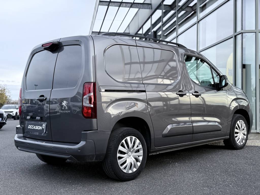 PEUGEOT PARTNER FOURGON STANDARD 650 KG BLUEHDI 130 S&S EAT8 ASPHALT 4P