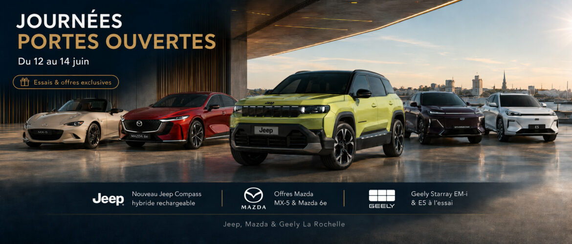 Journées Portes Ouvertes exclusives du 12 au 14 juin à La Rochelle
